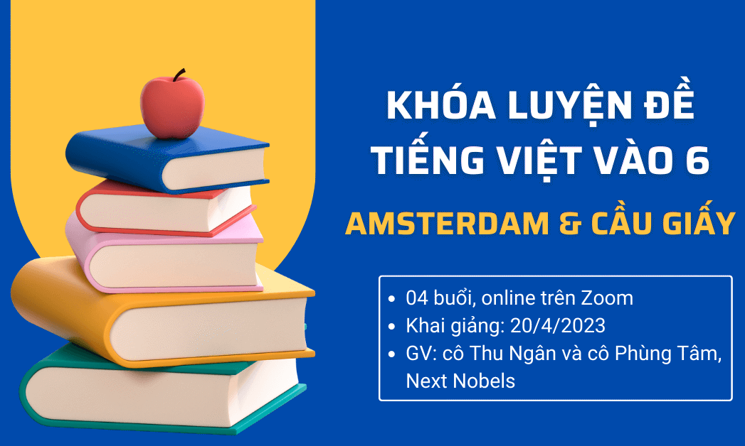 Khóa Luyện đề Tiếng Việt Vào 6 Hn Amsterdam Cầu Giấy Miễn Phí